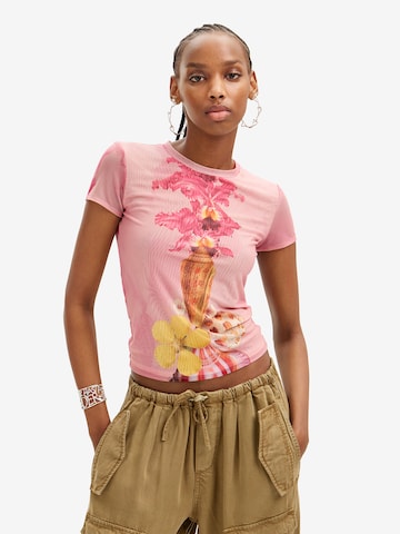 Desigual T-shirt i röd: framsida