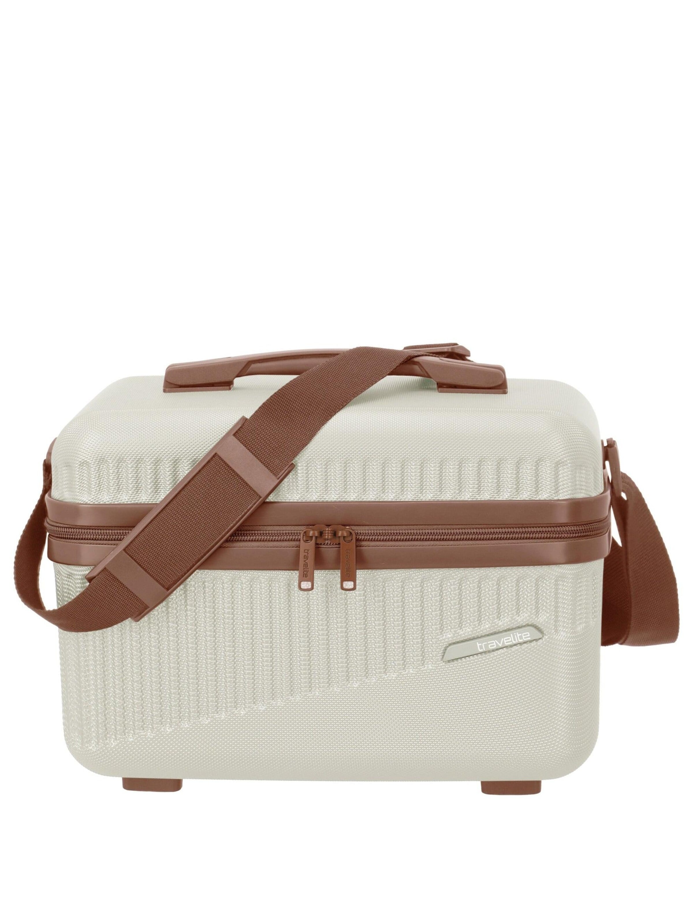 TRAVELITE Cosmetic Bag 'Bali' in White: front