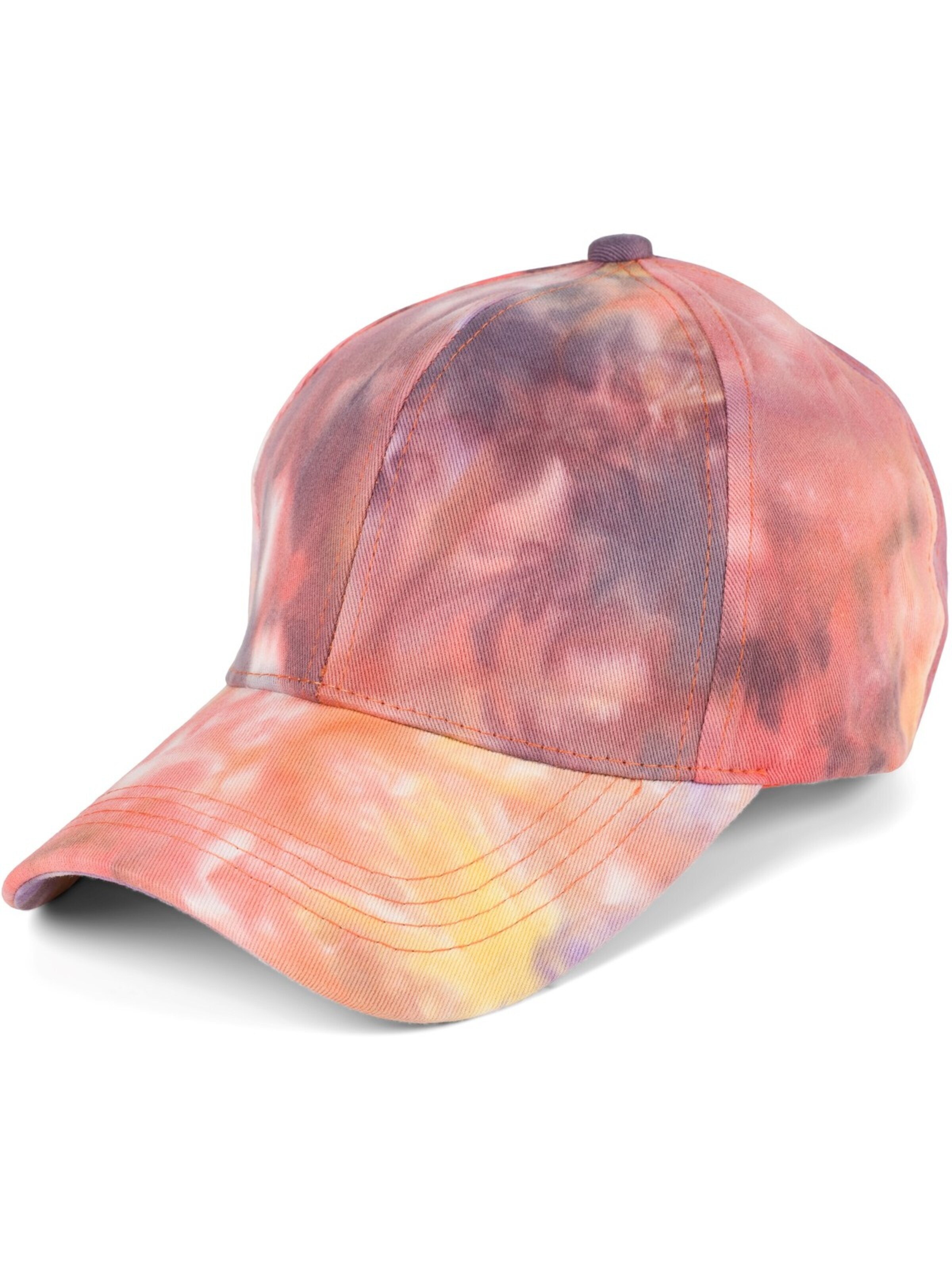 styleBREAKER Cap 'Baseballcap mit Batik Muster' in Purple