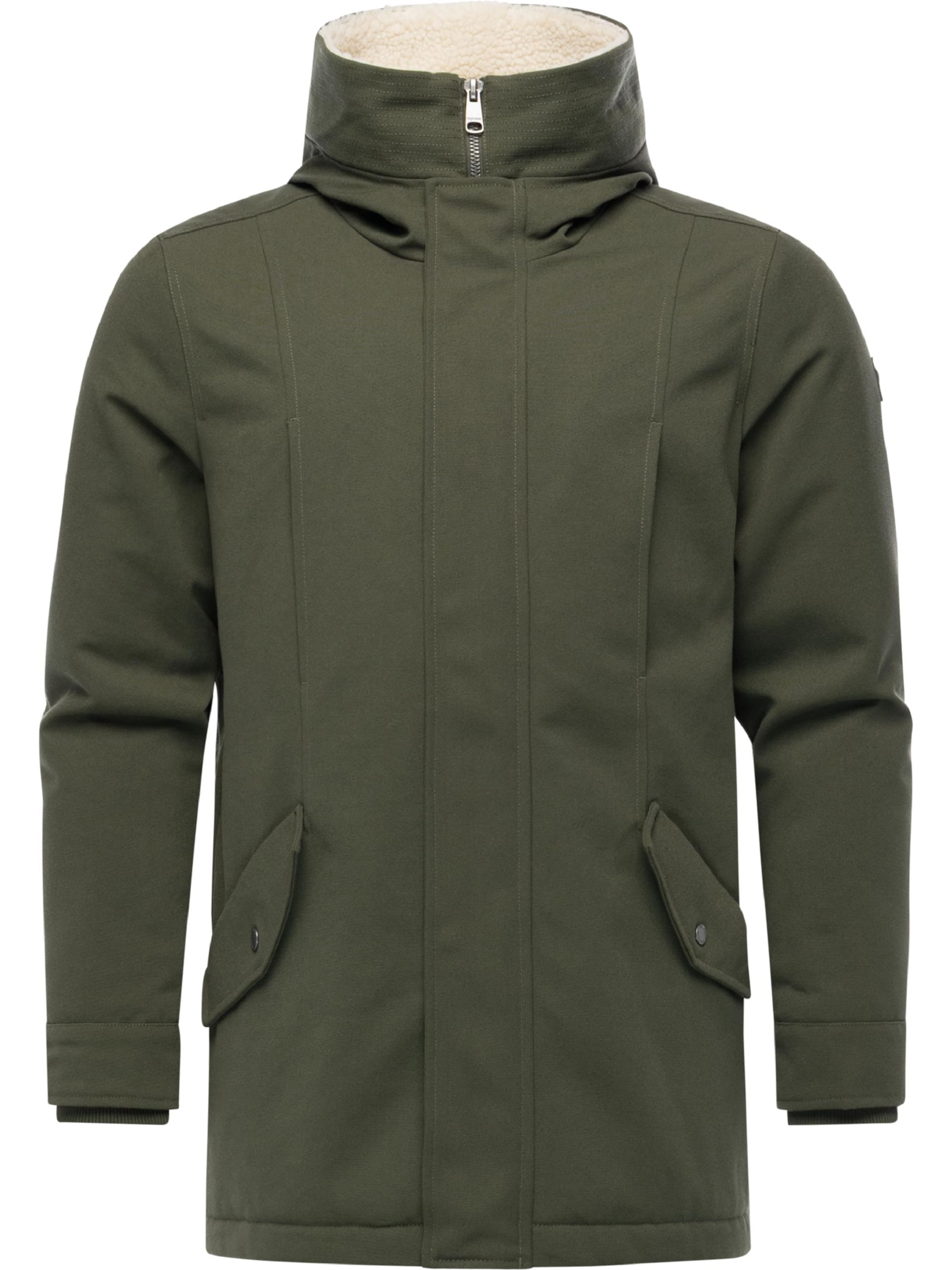 Ragwear Winter coat 'Mr Cany' in Green: front