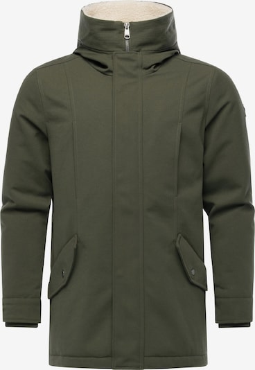 Ragwear Pitkä talvitakki 'Mr Cany' värissä tummanvihreä, Tuotenäkymä