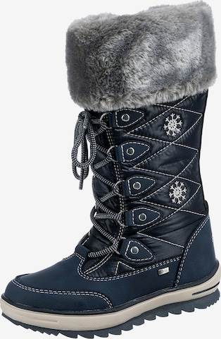 TOM TAILOR Snow Boots in Blue: front