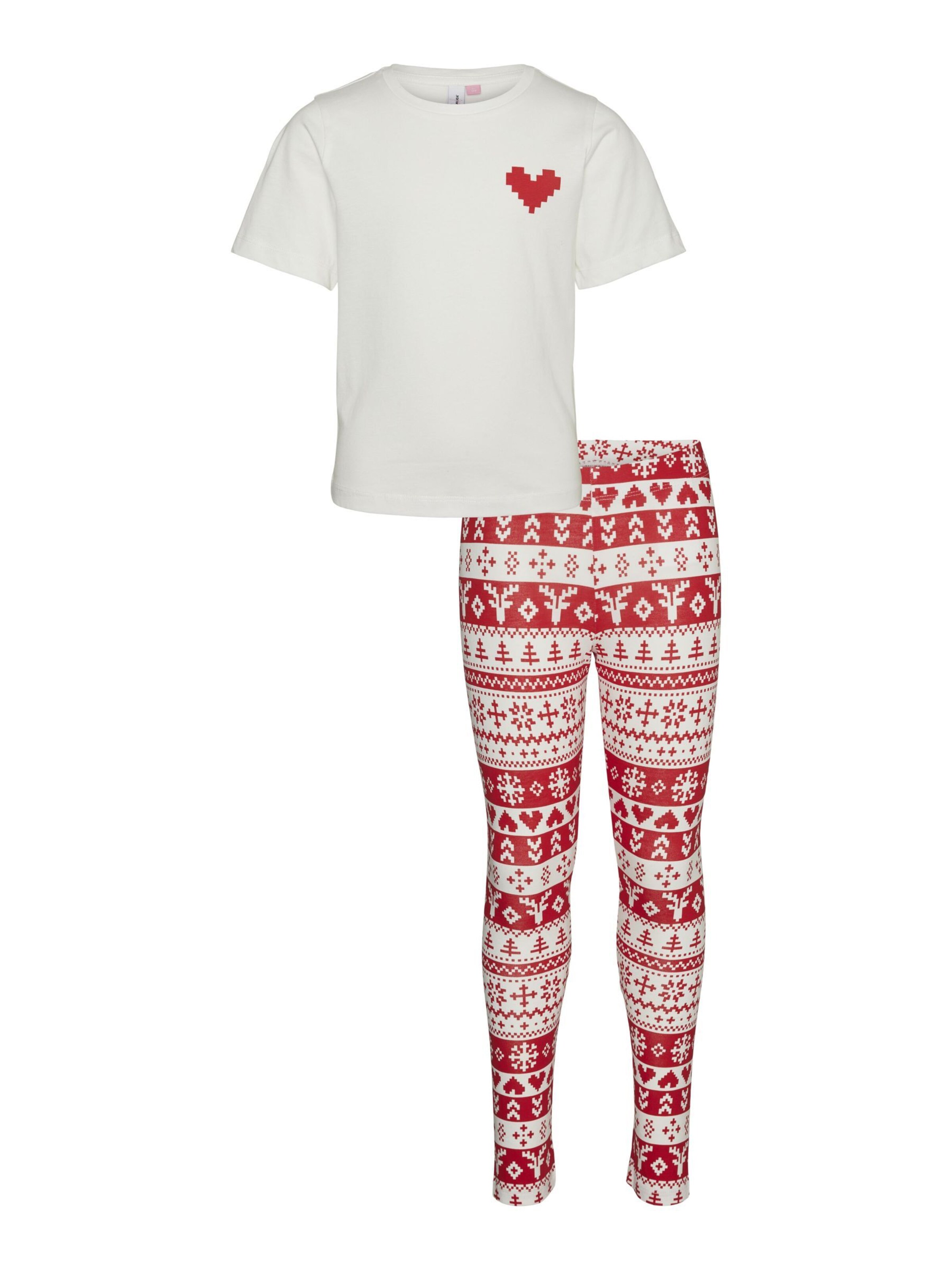 Pyjama 'CHRIS ' Vero Moda Girl en rouge : devant