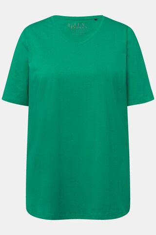 Ulla Popken Shirt in Grün: Vorderseite