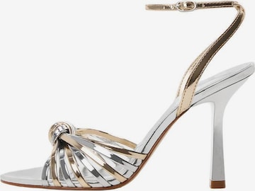 MANGO Strap Sandals 'Noto2' in Gold: front