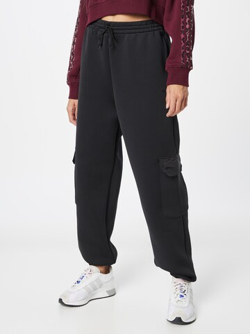 ADIDAS ORIGINALS - Loosefit Pantalón cargo 'Spacer Cuffed' en negro: frente