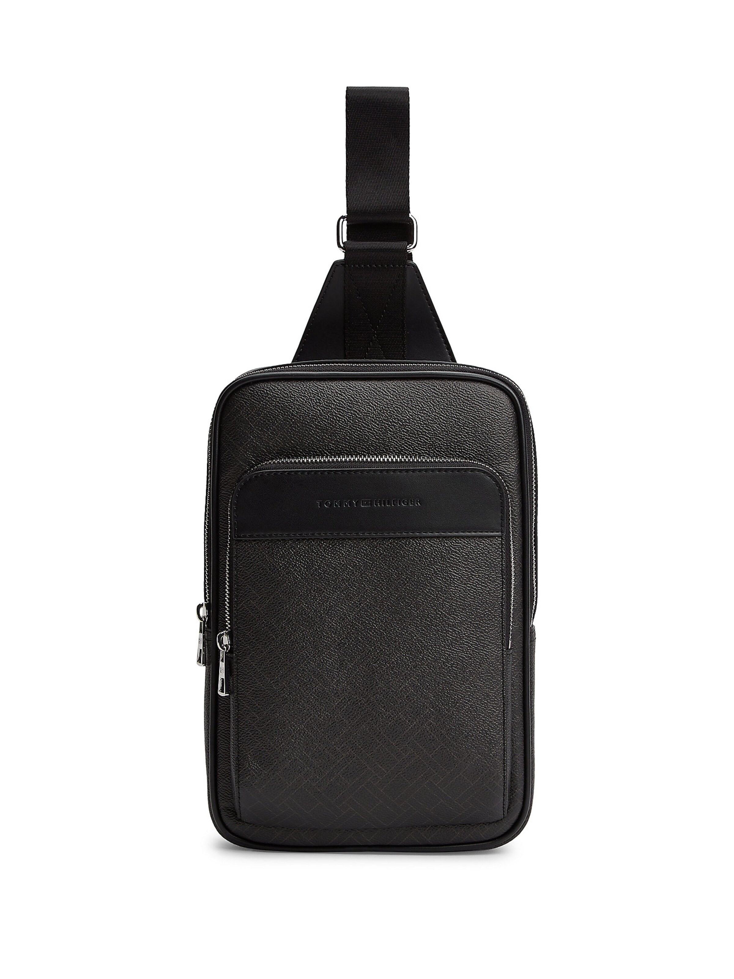 Sac à bandoulière TOMMY HILFIGER en noir : devant