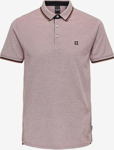 Only & Sons Shirt 'Fletcher' in de kleur Bruin gemêleerd, Productweergave
