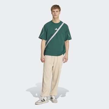 ADIDAS SPORTSWEAR Baggy Workout Pants in Beige
