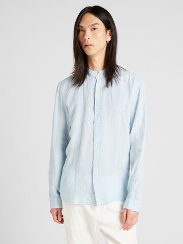HUGO Regular fit Button Up Shirt 'Elvory' in Blue: front