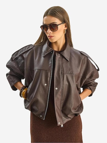 Veste mi-saison Bianco Lucci en marron