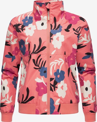 Ragwear Tehnička jakna 'Goona' u mornarsko plava / koraljna / roza / bijela, Pregled proizvoda