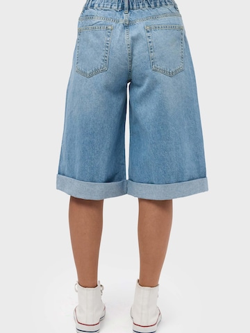 Loosefit Jean 'ELASTICATED BERMUDA DENIM SHORT' IT'S BASIC en bleu