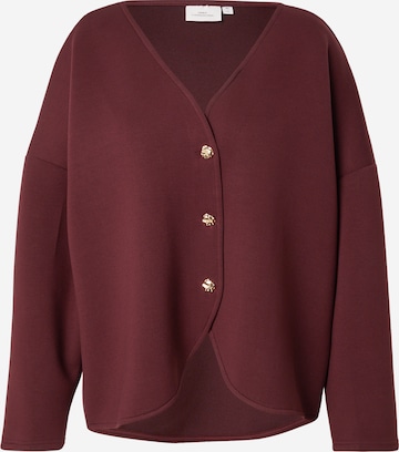 ONLY Carmakoma Neuletakki 'CARNAOMI' värissä punainen: etupuoli