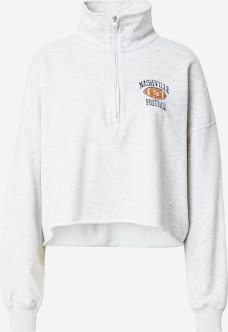 Sweat-shirt HOLLISTER en gris : devant