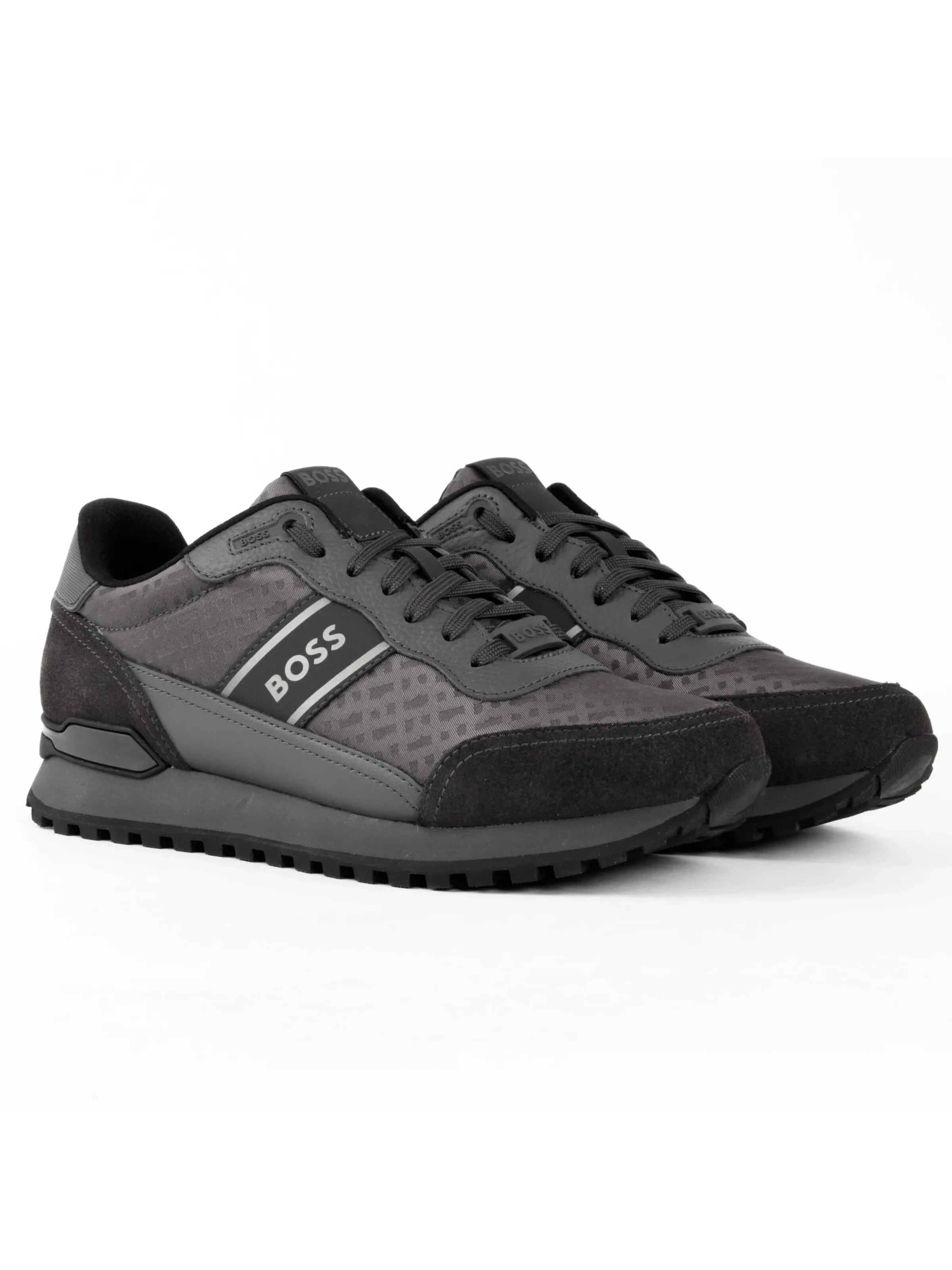 BOSS - Zapatos con cordón 'Parkour L Runn' en negro