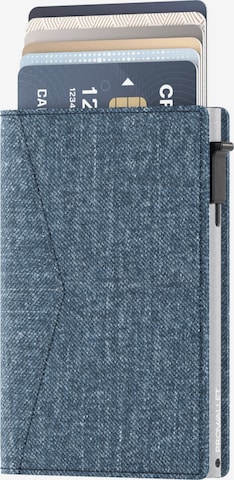 Prowallet Wallet 'Pasjeshouder Slim' in Blue: front