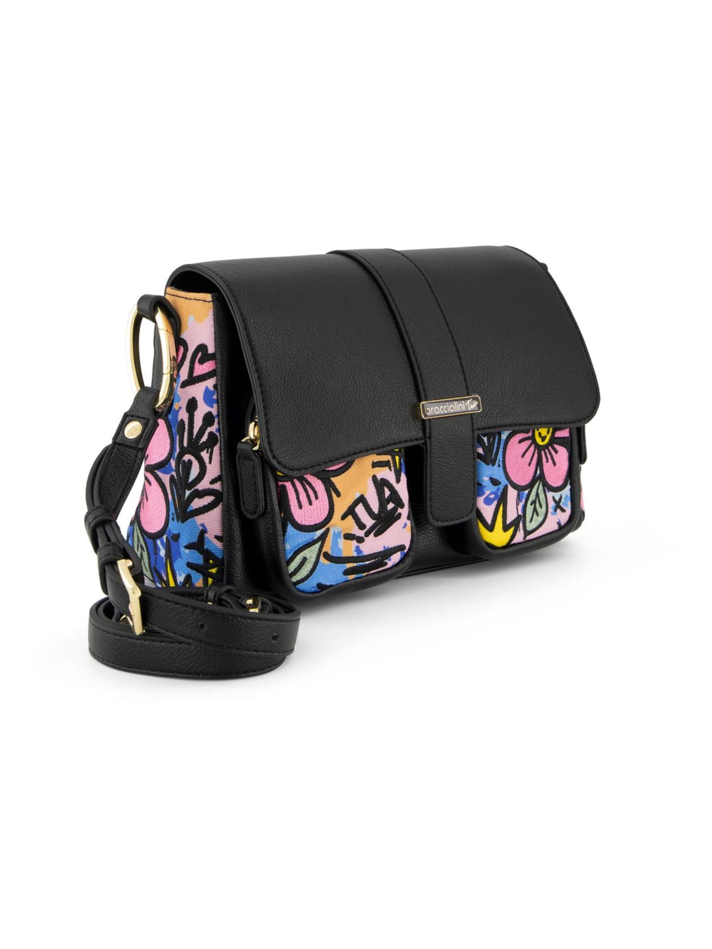 Borsa a spalla 'Queen' di Braccialini in colori misti