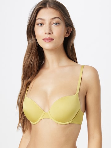 ESPRIT T-shirt Bra in Yellow: front