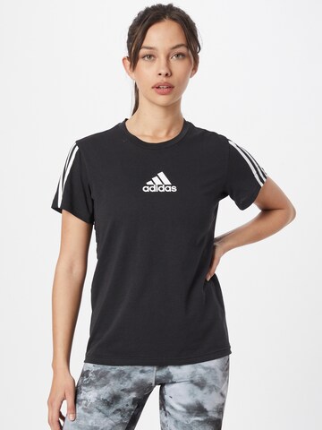 ADIDAS SPORTSWEAR Λειτουργικό μπλουζάκι 'Aeroready -Touch' σε μαύρο: μπροστά