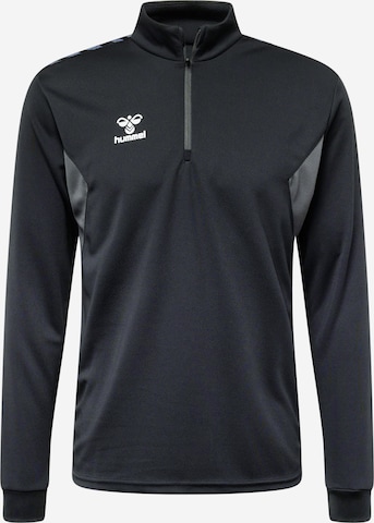 HummelSportska sweater majica 'AUTHENTIC' - crna boja: prednji dio