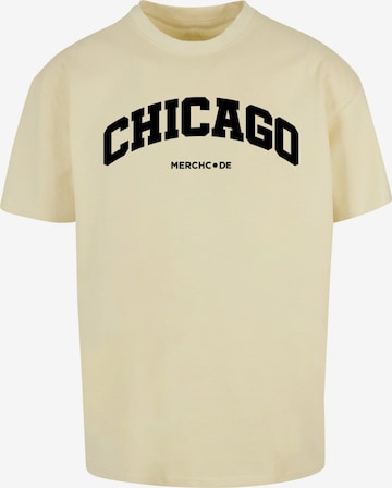Merchcode Shirt 'Chicago' in Beige: front