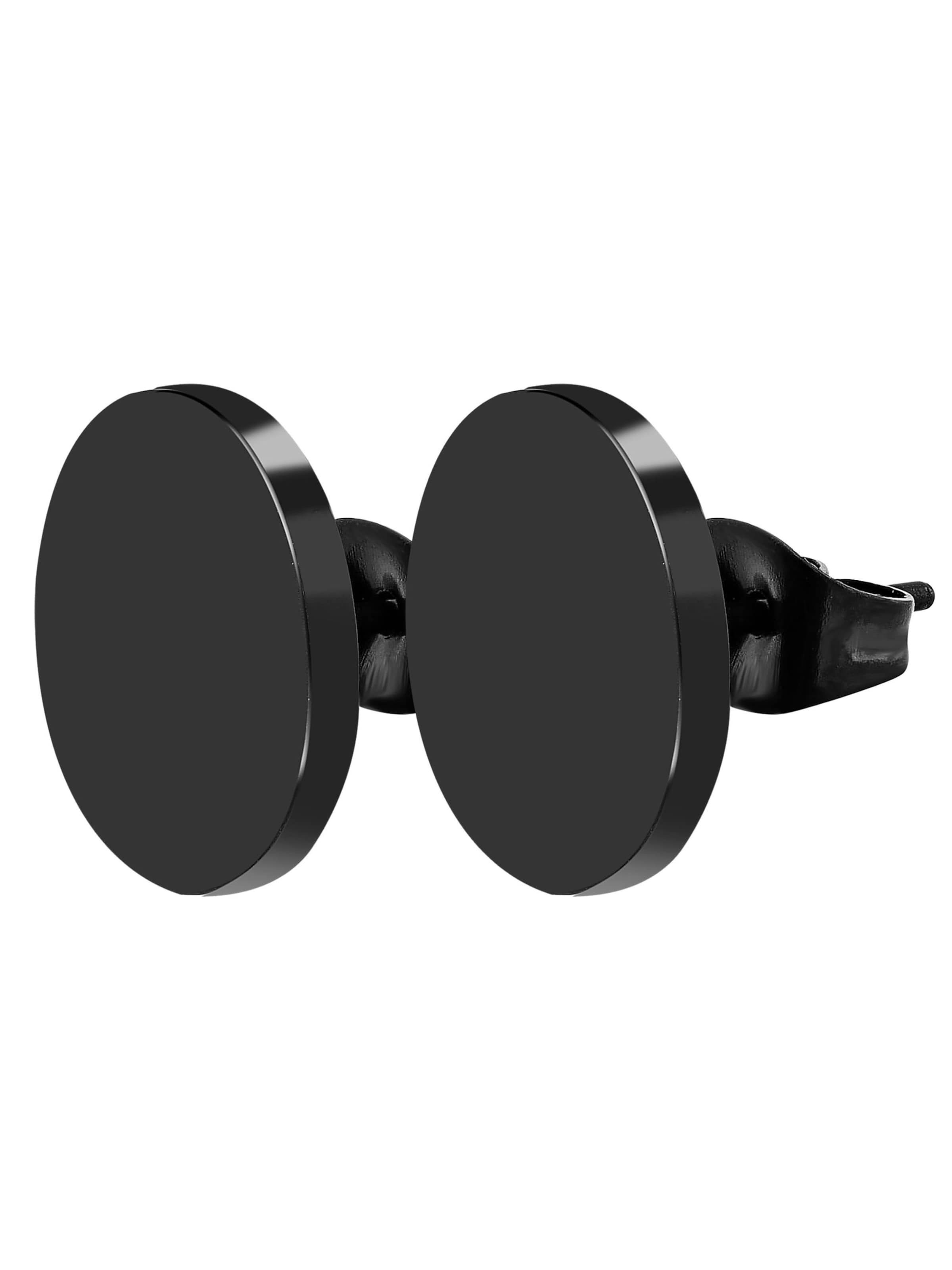 Akzent Earrings 'Neo, hautverträglich' in Black: front