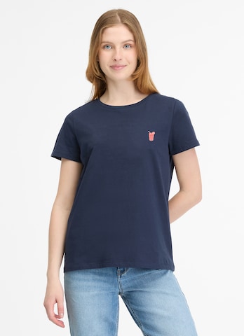 Ragwear T-Shirt in Blau: Vorderseite