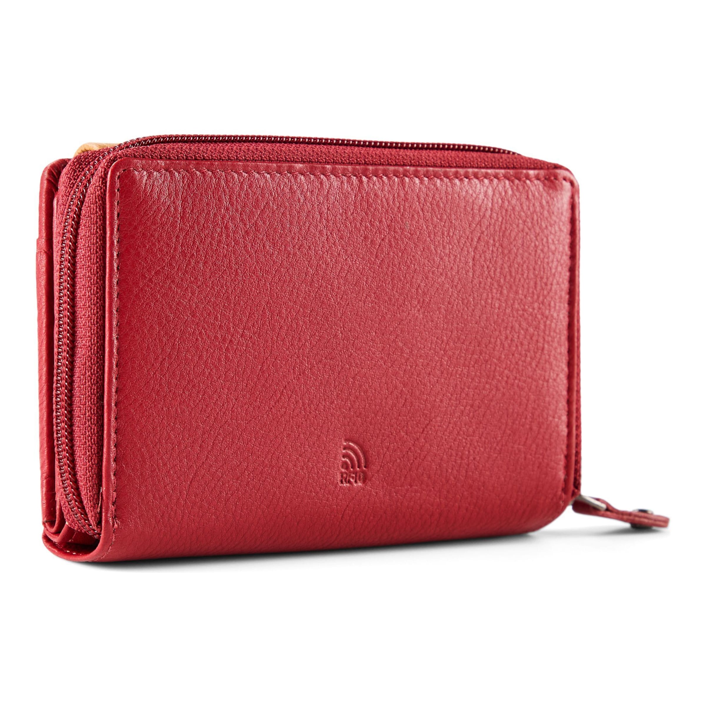 Portamonete 'Nappa' di GREENBURRY in rosso