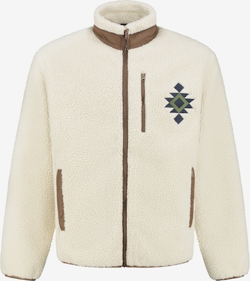 Veste de survêtement Shiwi en beige : devant