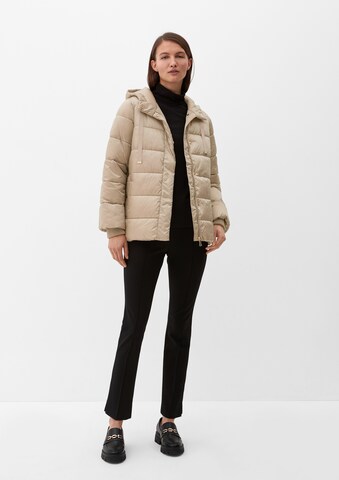 Veste mi-saison s.Oliver en beige : devant