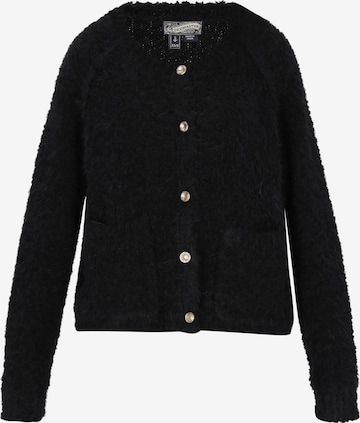 DreiMaster Vintage Вязаная кофта в Черный: спереди