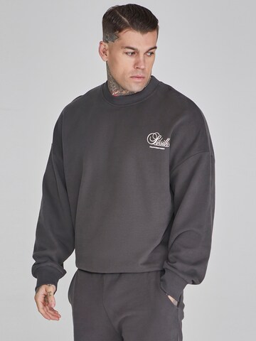 Felpa di SikSilk in grigio: frontale