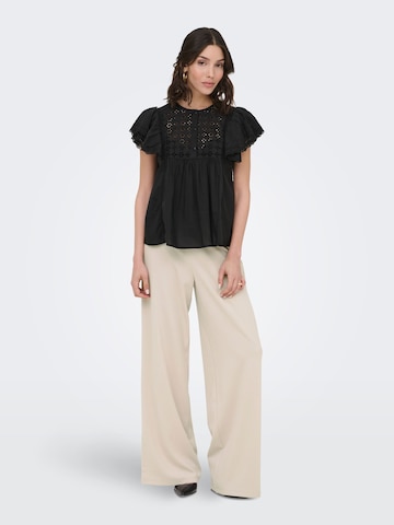 JDY Loose fit Trousers 'JDYGeggo' in Grey