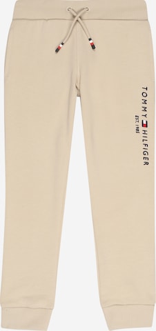 TOMMY HILFIGER Tapered Pants in Beige: front