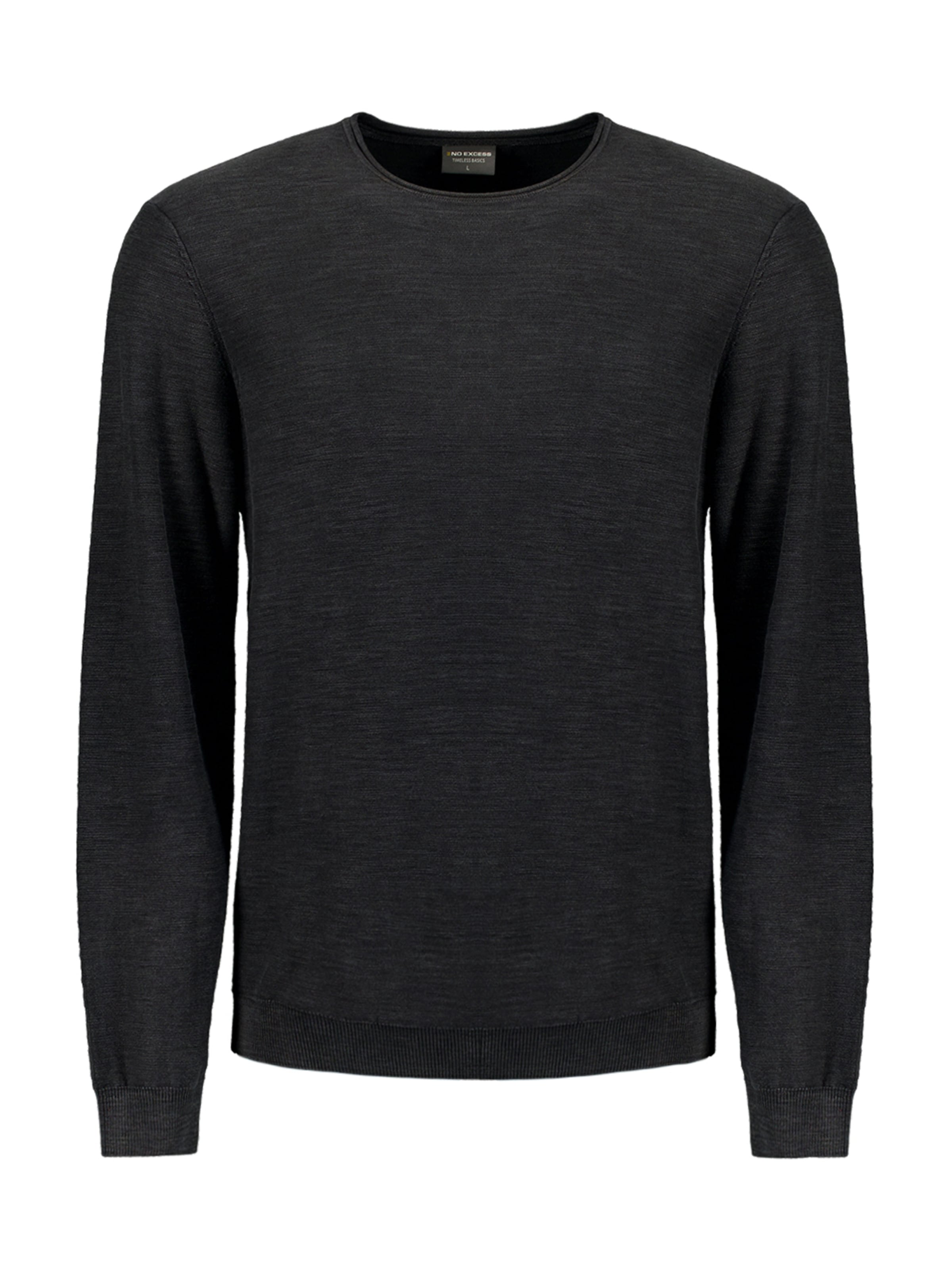 No Excess Trui in Zwart: voorkant