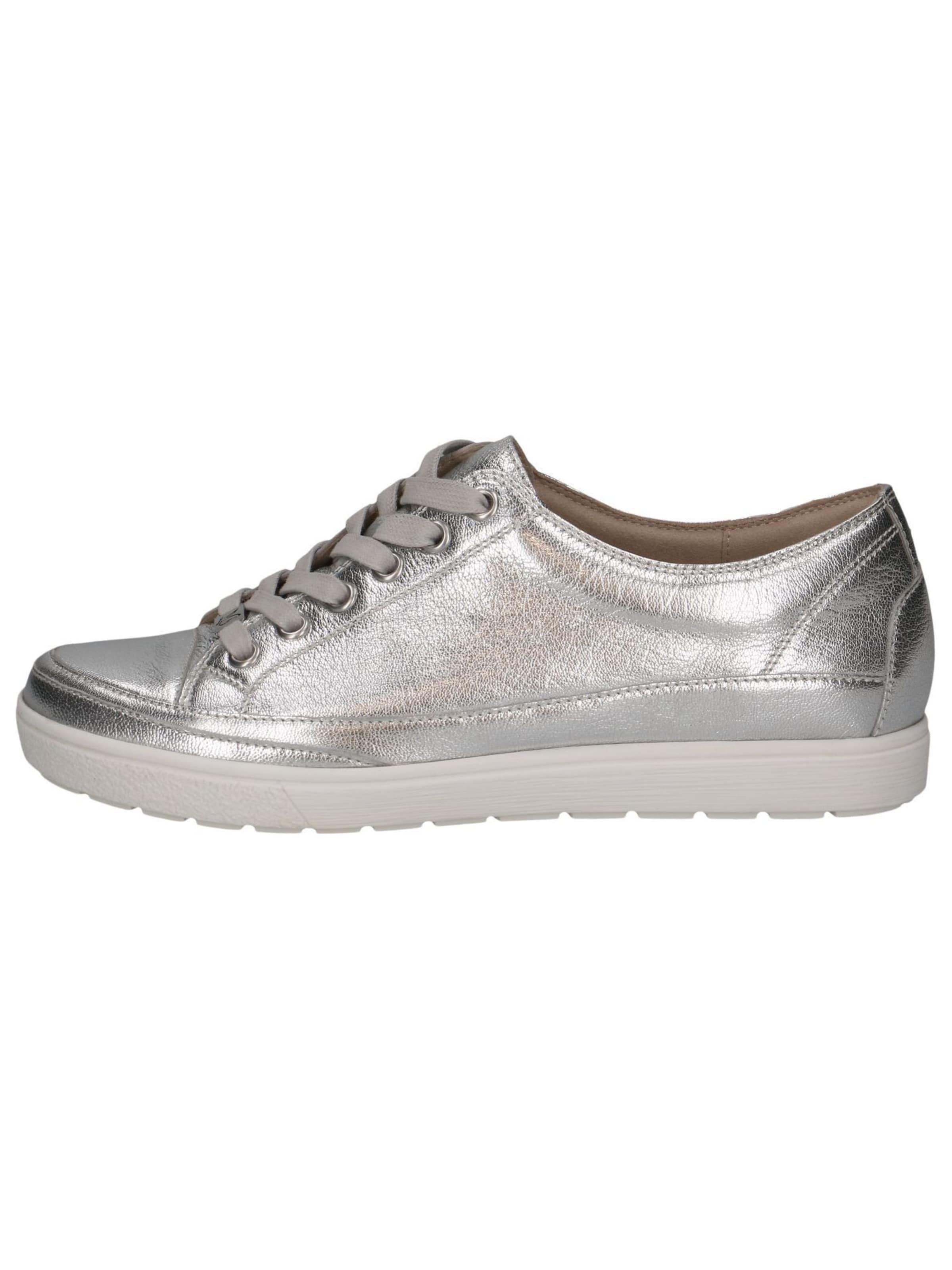 CAPRICE Nízke tenisky - Strieborná