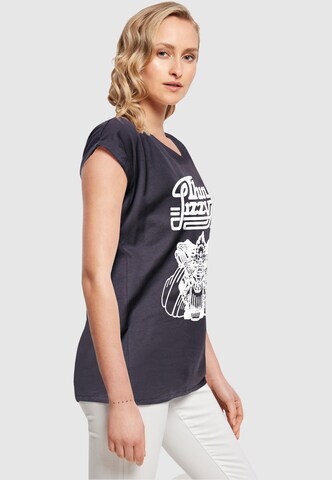 Merchcode Shirt 'Thin Lizzy - Rocker' in Blauw