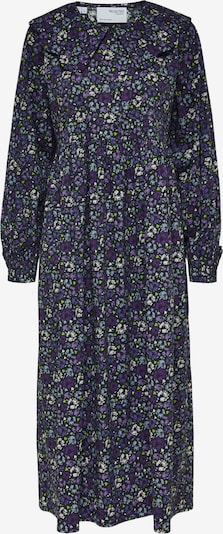 SELECTED FEMME Рокля тип риза 'Lafia' в бежово / тревнозелено / лилав / черно, Преглед на продукта