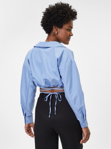 Missguided Blouse in Blauw