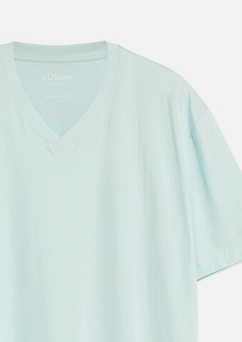 s.Oliver Men Big Sizes Shirt in Blue