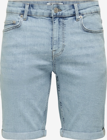 Only & Sonsregular Traperice 'ONSPLY' - plava boja: prednji dio