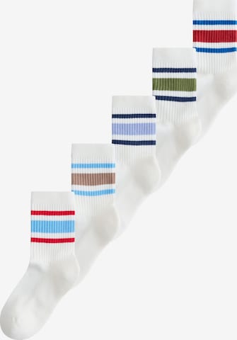 Next Къси чорапи в бяло: отпред