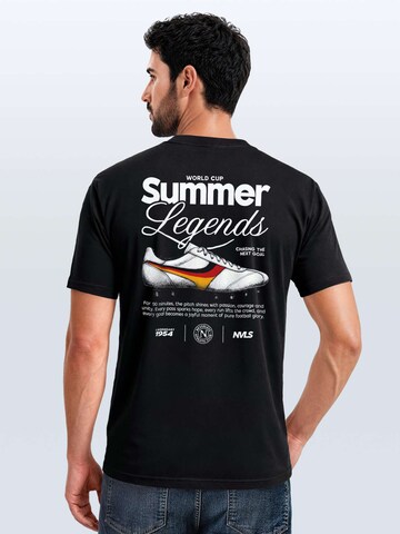Neverless Shirt 'Soccer Summer Legends'‌‌‌‌‌‌‌‌‌‌ in Schwarz