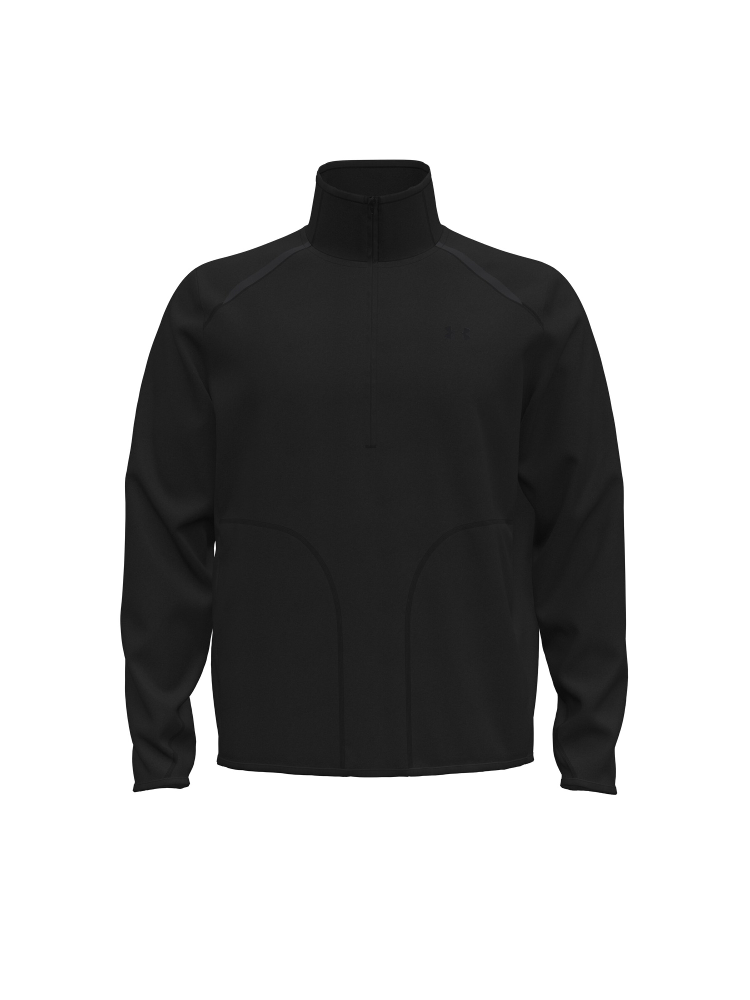 UNDER ARMOUR Sportsweatshirt 'Unstoppable Flc' in Zwart: voorkant
