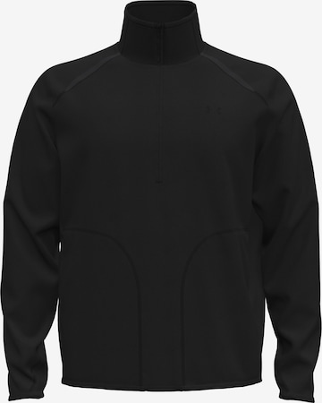 UNDER ARMOUR Sportsweatshirt 'Unstoppable Flc' in Zwart: voorkant