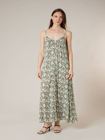 Deeluxe Zomerjurk 'Biliana' in Groen: voorkant