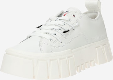 Tommy Jeans Sneakers laag in Beige: voorkant