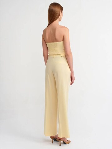 Dilvin Wide leg Pants in Yellow