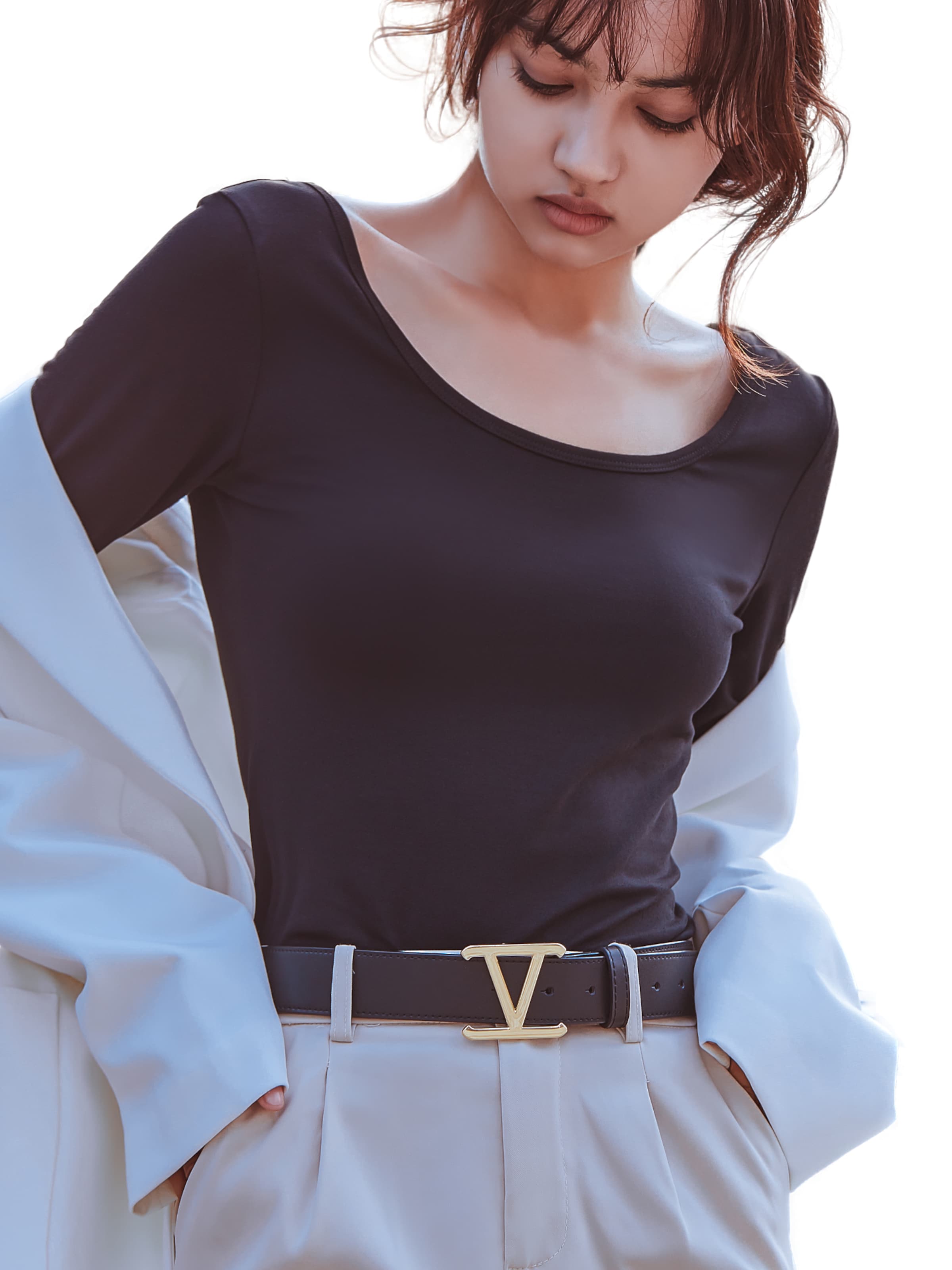 Cintura 'Victor' di Victoria Hyde in nero